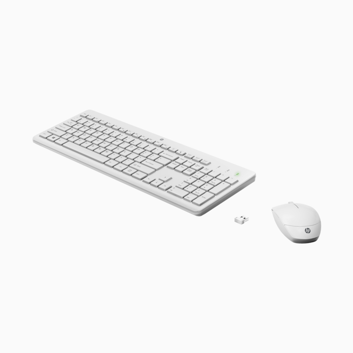 HP 230 juhtmevaba hiir ja klaviatuur valge 1